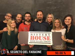 escape room mystery house torino Il segreto del faraone