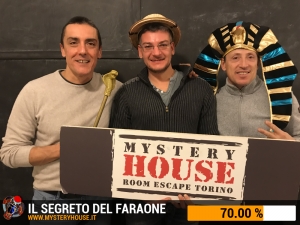 escape room mystery house torino Il segreto del faraone