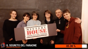 escape room mystery house torino Il segreto del faraone