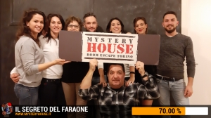 escape room mystery house torino Il segreto del faraone