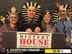 escape room mystery house torino Il segreto del faraone