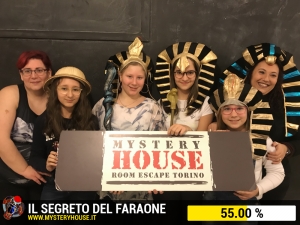 escape room mystery house torino Il segreto del faraone