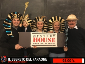 escape room mystery house torino Il segreto del faraone