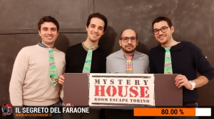 escape room mystery house torino Il segreto del faraone