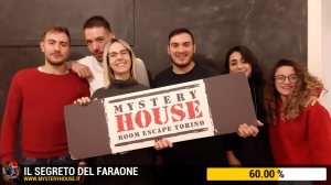 escape room mystery house torino Il segreto del faraone