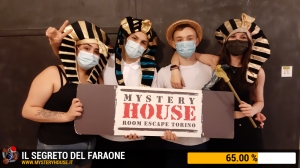 escape room mystery house torino Il segreto del faraone