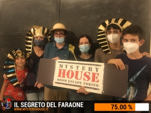 escape room mystery house torino Il segreto del faraone