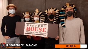 escape room mystery house torino Il segreto del faraone