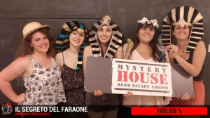 escape room mystery house torino Il segreto del faraone