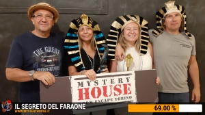 escape room mystery house torino Il segreto del faraone