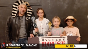 escape room mystery house torino Il segreto del faraone