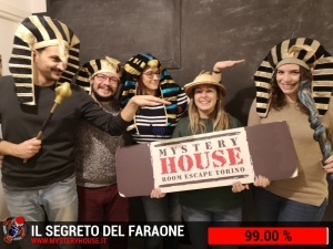 escape room mystery house torino Il segreto del faraone