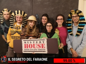 escape room mystery house torino Il segreto del faraone