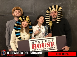 escape room mystery house torino Il segreto del faraone