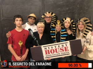 escape room mystery house torino Il segreto del faraone