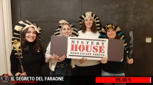 escape room mystery house torino Il segreto del faraone