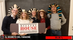 escape room mystery house torino Il segreto del faraone