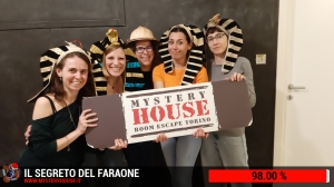 escape room mystery house torino Il segreto del faraone