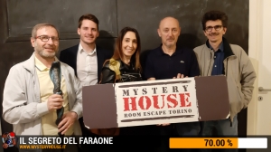 escape room mystery house torino Il segreto del faraone