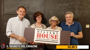 escape room mystery house torino Il segreto del faraone