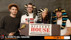 escape room mystery house torino Il segreto del faraone