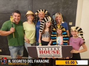 escape room mystery house torino Il segreto del faraone