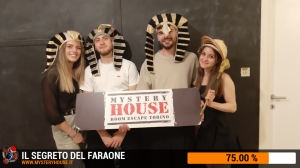 escape room mystery house torino Il segreto del faraone