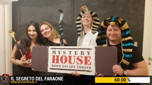 escape room mystery house torino Il segreto del faraone