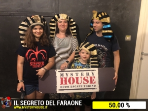 escape room mystery house torino Il segreto del faraone