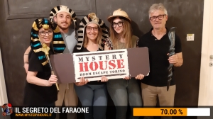 escape room mystery house torino Il segreto del faraone