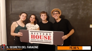 escape room mystery house torino Il segreto del faraone