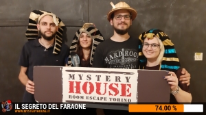 escape room mystery house torino Il segreto del faraone