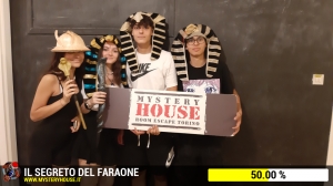 escape room mystery house torino Il segreto del faraone