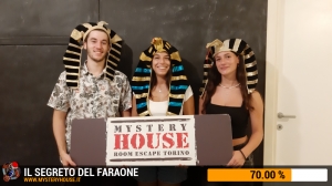 escape room mystery house torino Il segreto del faraone