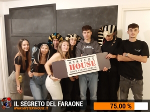 escape room mystery house torino Il segreto del faraone