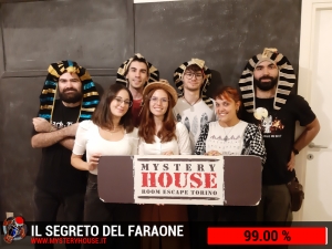 escape room mystery house torino Il segreto del faraone