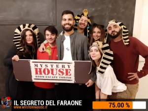 escape room mystery house torino Il segreto del faraone