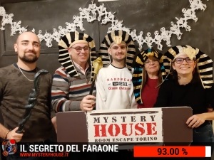 escape room mystery house torino Il segreto del faraone