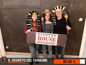 escape room mystery house torino Il segreto del faraone