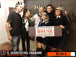 escape room mystery house torino Il segreto del faraone