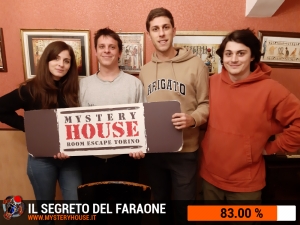 escape room mystery house torino Il segreto del faraone