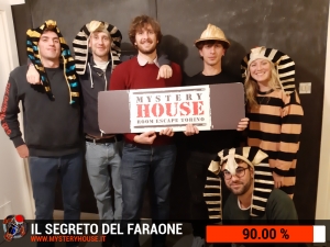 escape room mystery house torino Il segreto del faraone