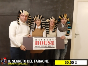 escape room mystery house torino Il segreto del faraone