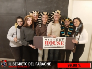 escape room mystery house torino Il segreto del faraone