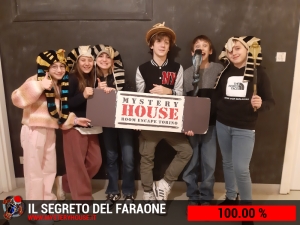 escape room mystery house torino Il segreto del faraone