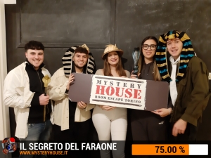 escape room mystery house torino Il segreto del faraone