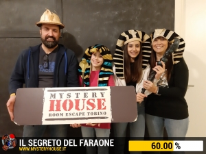 escape room mystery house torino Il segreto del faraone