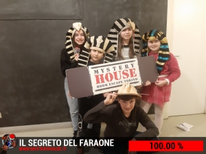 escape room mystery house torino Il segreto del faraone