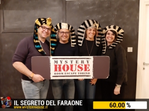 escape room mystery house torino Il segreto del faraone