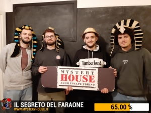 escape room mystery house torino Il segreto del faraone